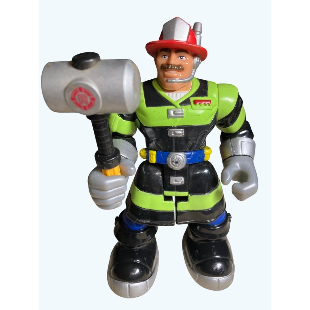 Rescue Hero Billy Blazes 6 Inch Fireman Action Figure by Mattel 2001